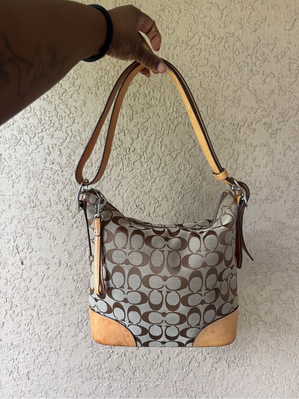Coach Signature Hobo Bag